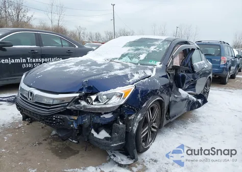 2016 Honda Accord Sport from USA, damaged, VIN 1HGCR2F54GA059852